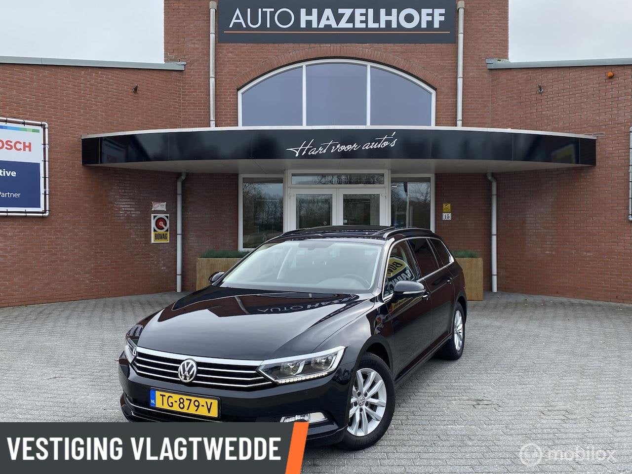 Volkswagen Passat Variant 1.4 TSI Comfortline Automaat en Sc, Auto's, Stof, Gebruikt, 4 cilinders, Zwart