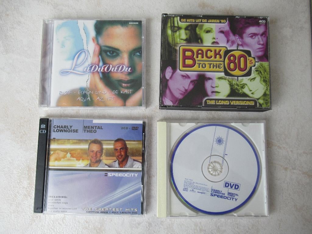 cd's charly lownoise, luduvudu ,back to the 80's, Ophalen of Verzenden, Gebruikt