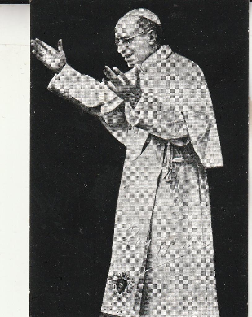 Bidprentje Pius XII, Verzamelen, Ophalen of Verzenden, Bidprentje
