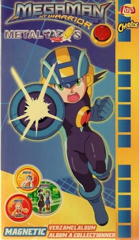 Megaman nt Warrior - Verzamelalbum met magneten, Ophalen of Verzenden, Overige figuren, Zo goed als nieuw, Beeldje of Figuurtje