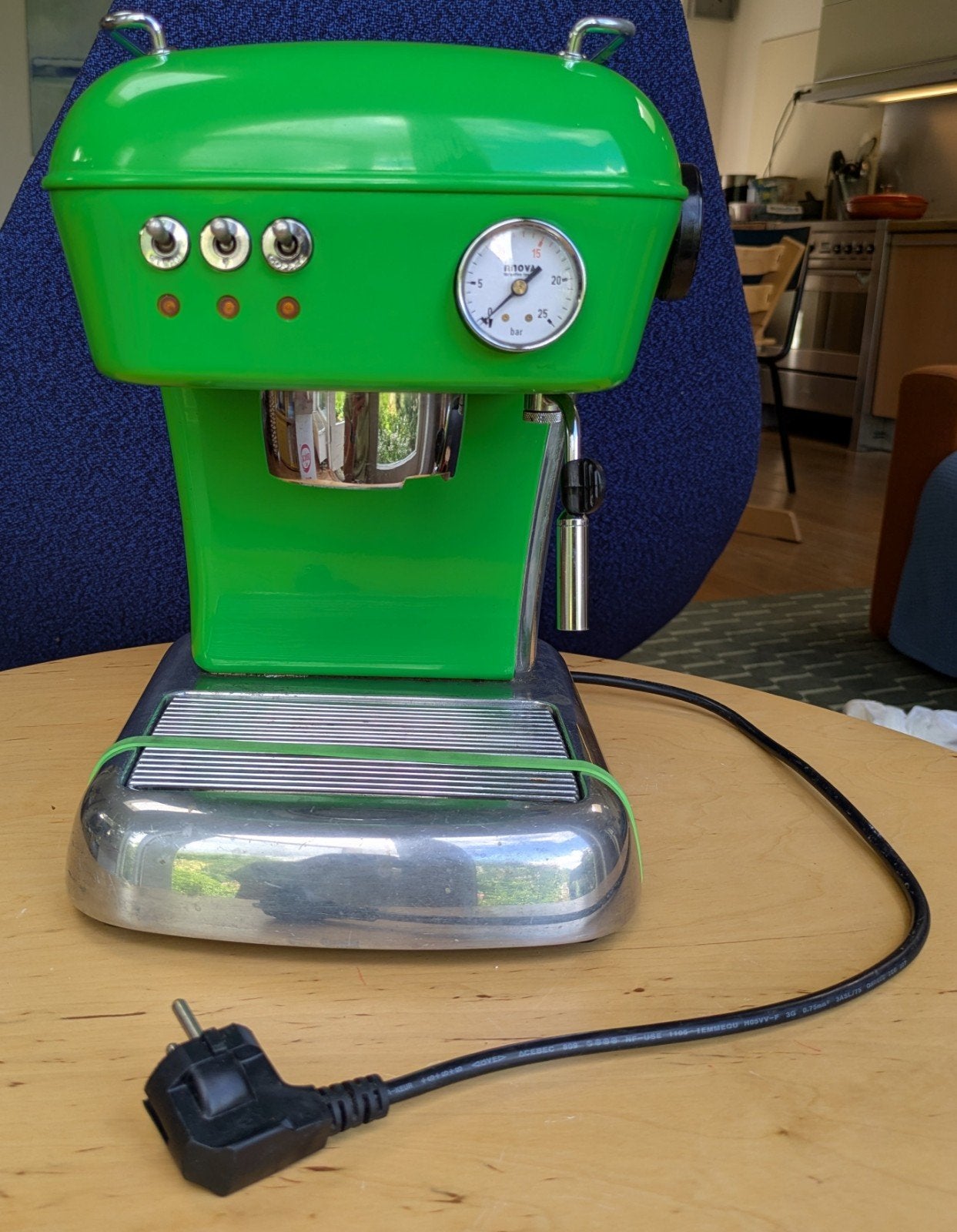 Ascaso Dream Espresso Machine + reserve onderdelen/toebeh, Ophalen, Gebruikt, Espresso apparaat, Gemalen koffie