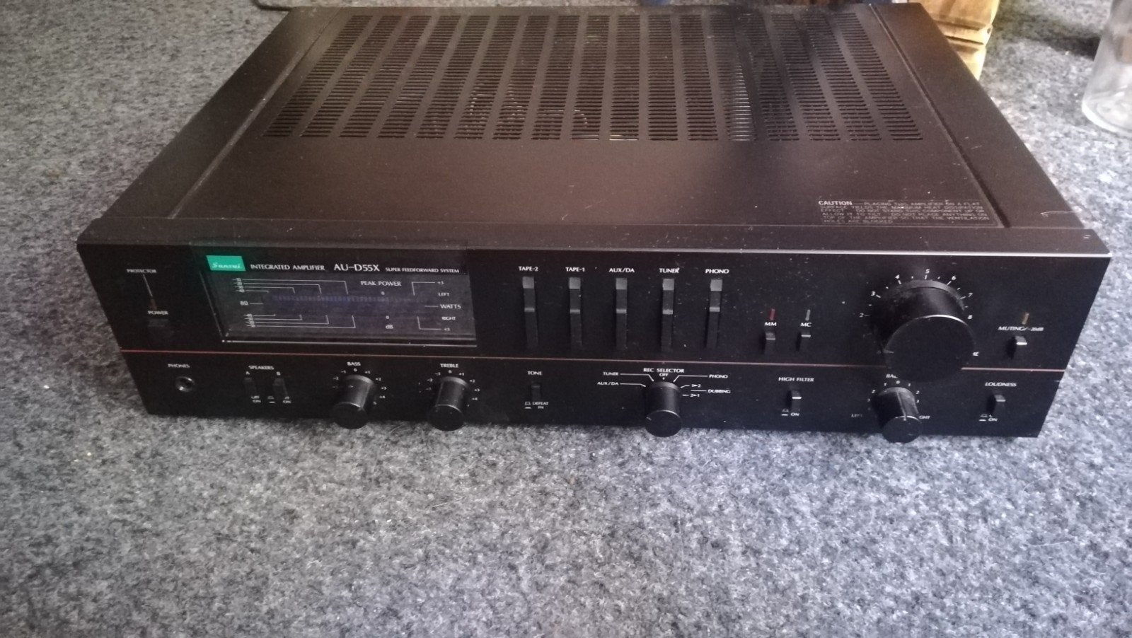 Sansui versterker AU D55 x, Zo goed als nieuw, 60 tot 120 watt, Stereo, Ophalen