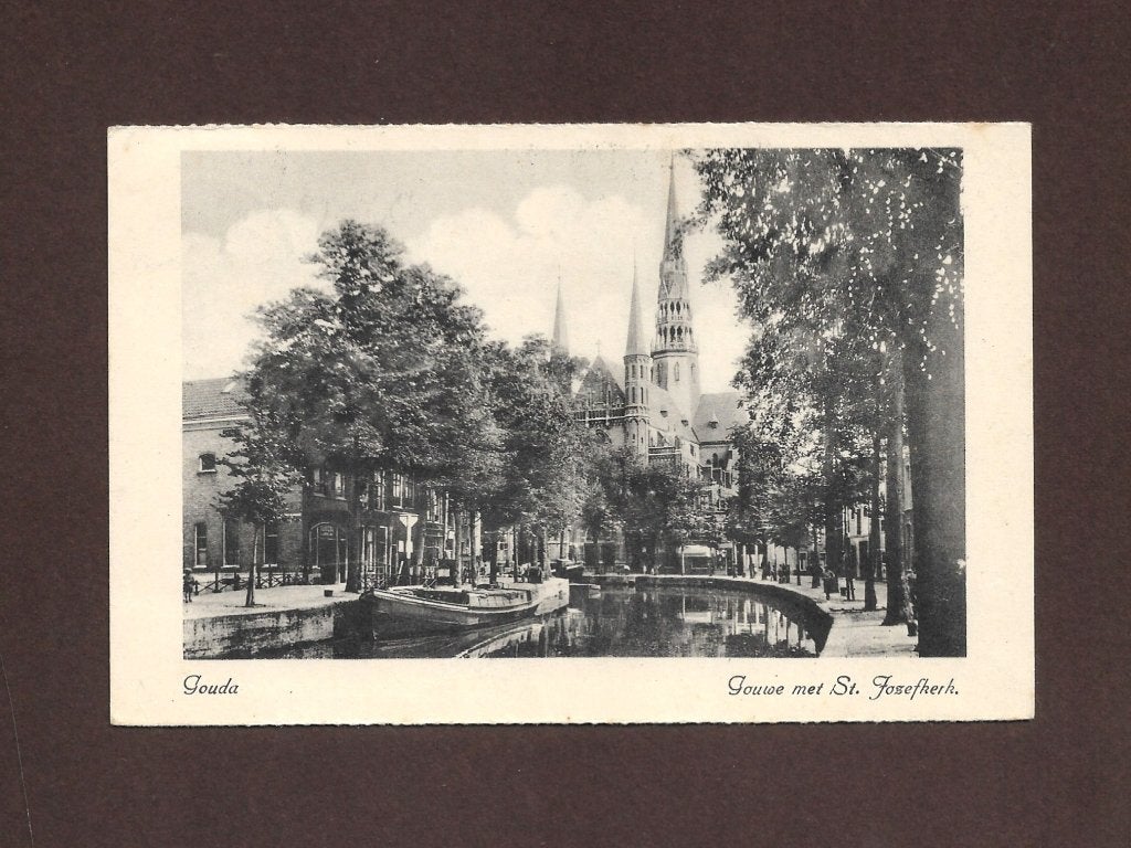 Gouda, Verzenden, 1940 tot 1960, Gelopen, Zuid-Holland