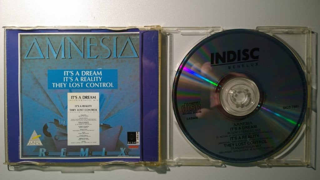 Amnesia - It's A Dream (Remix), Cd's en Dvd's, Ophalen of Verzenden, Zo goed als nieuw, Pop