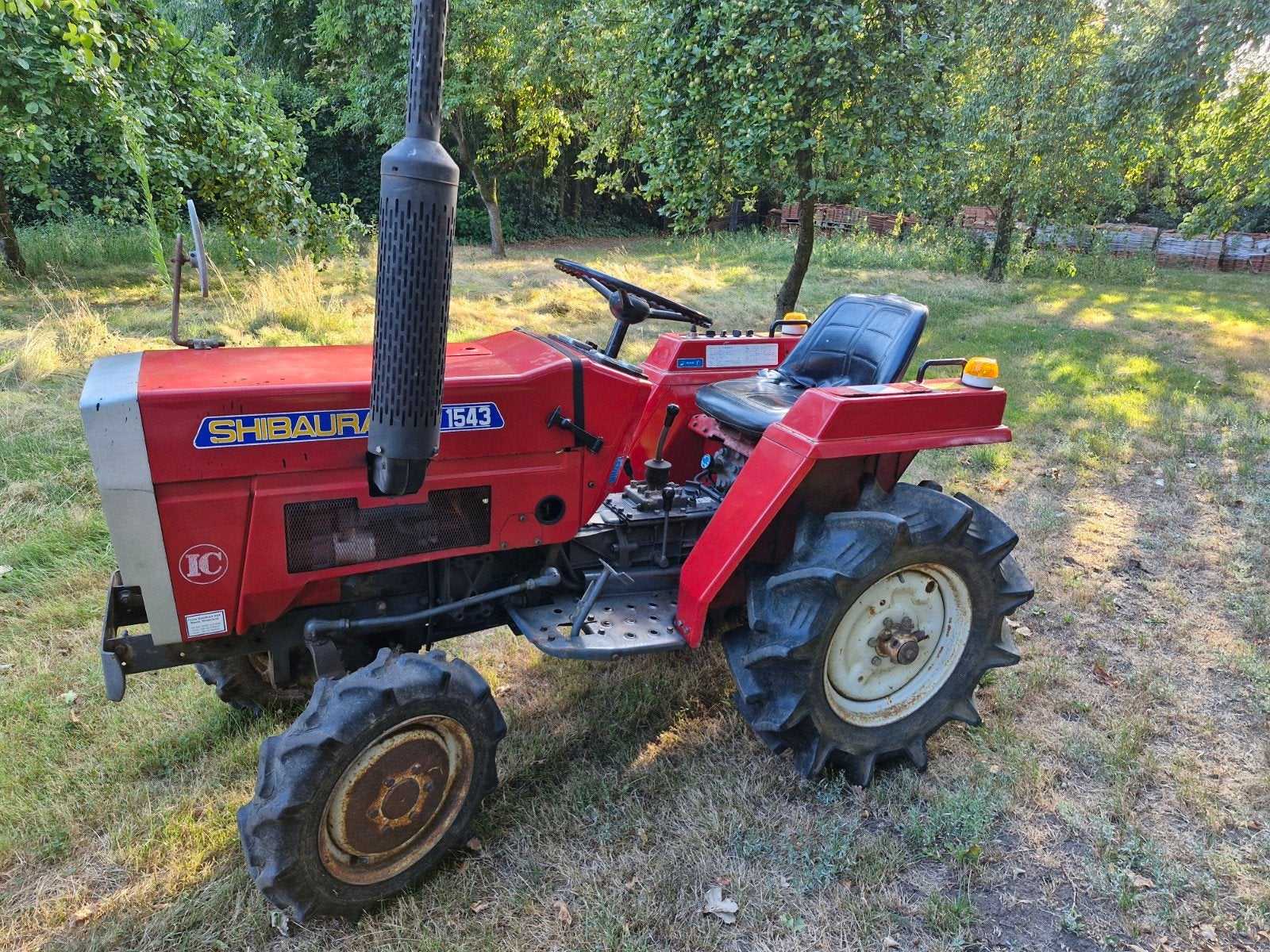 Minitrekker Shibaura SL 1543 4wd, Ophalen