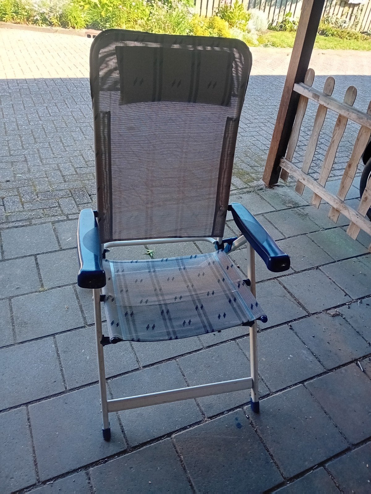 Stevige kampeerstoel, Caravans en Kamperen, Ophalen, Gebruikt, Campingstoel