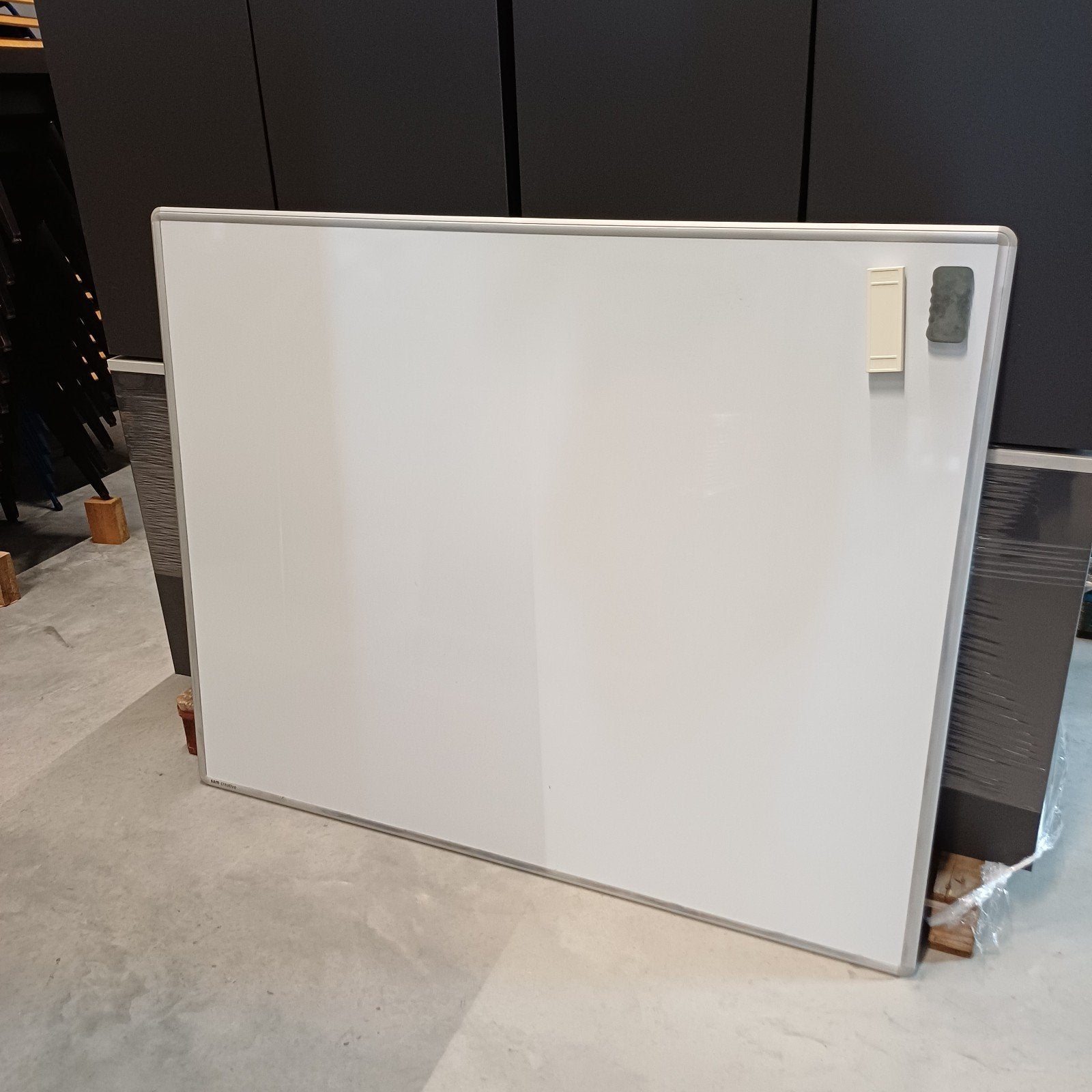 1 x groot whiteboard afm. 150 x 120 cm, Ophalen, Gebruikt, Whiteboard