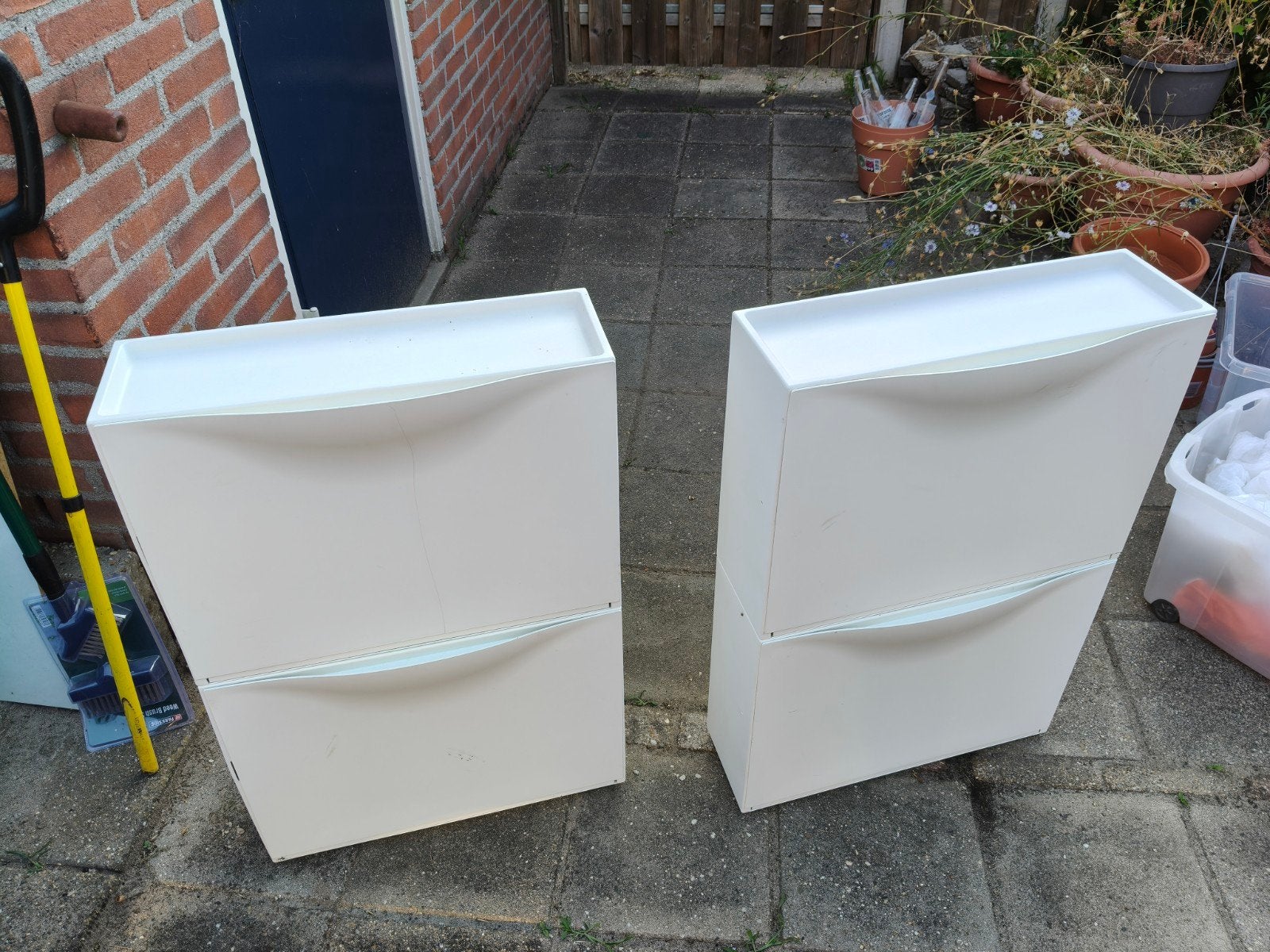 Ikea Trones schoenenkasten (4 stuks), Ophalen of Verzenden, Gebruikt, Modern