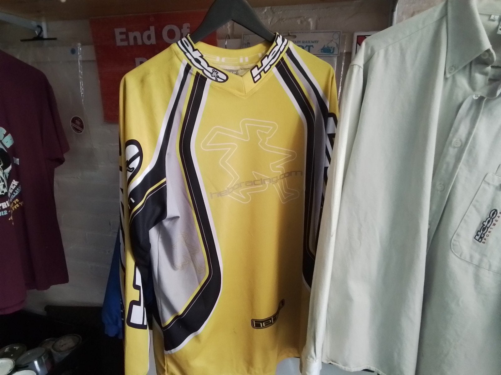 hebo shirts en hebo helm kindermaatje, Motoren, Ophalen of Verzenden, Tweedehands, Dames, Hebo