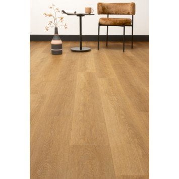 Lundia click PVC Zuiver Kristina bruin houtlook, Ophalen, Kunststof, 50 tot 150 cm, Nieuw