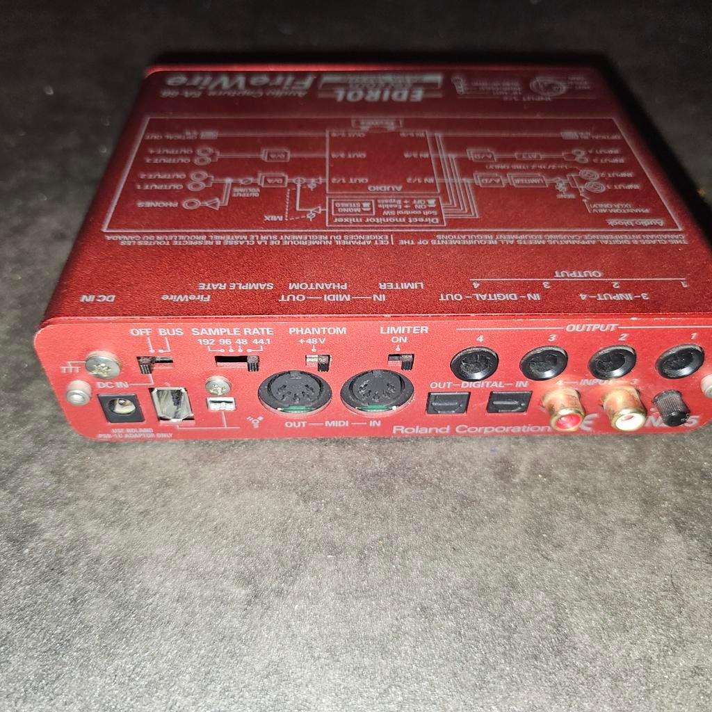 Edirol FA-66 FireWire Audio/MIDI Interface, Muziek en Instrumenten, Midi-apparatuur, Gebruikt, Ophalen of Verzenden