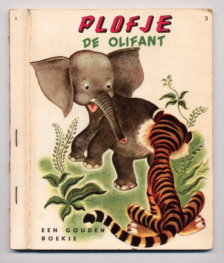 Plofje de olifant - Gouden Boekje 3 - Bezige Bij H Hoekstra, Gelezen, Voorleesboek, Fictie algemeen, Jongen of Meisje