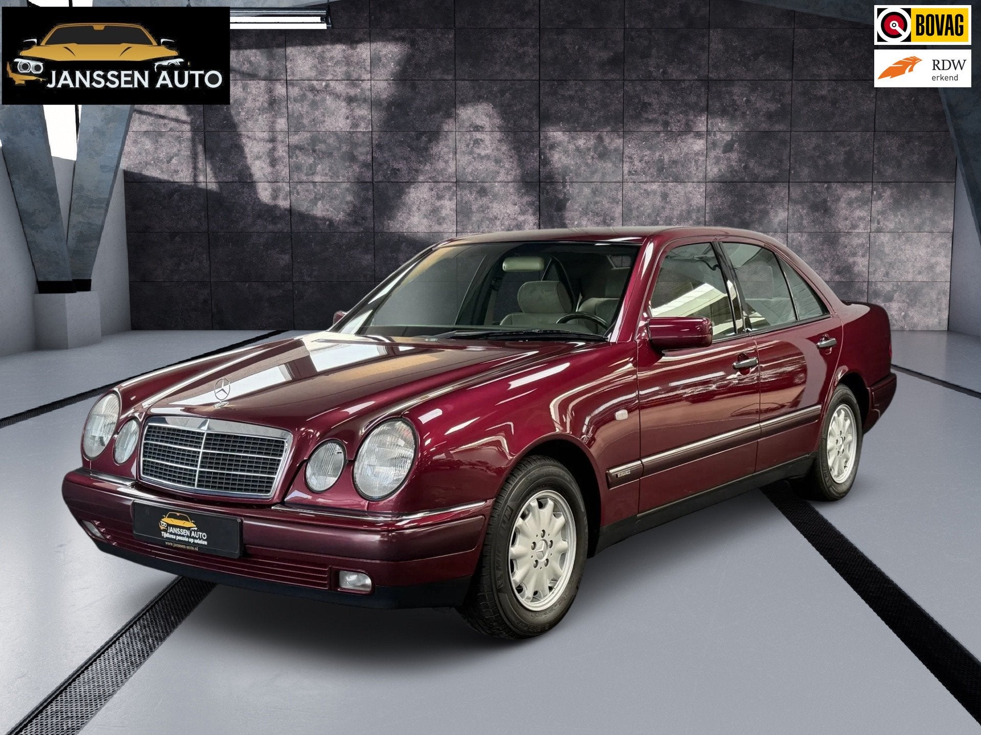Mercedes-Benz E-klasse 200 Elegance | Airco | Concours staat, 1998 cc, Metallic lak, Beige, Mercedes-Benz