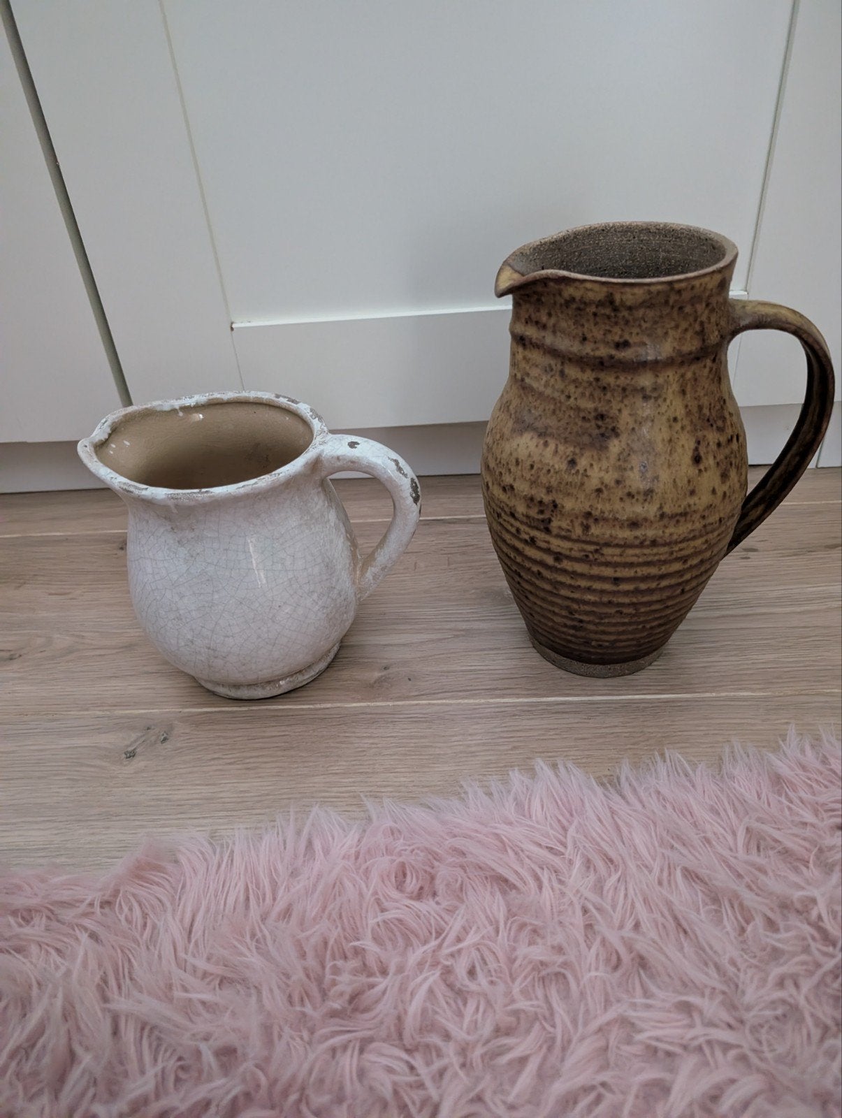 2 kruiken kruiken waterkant melkmeisje, Ophalen of Verzenden