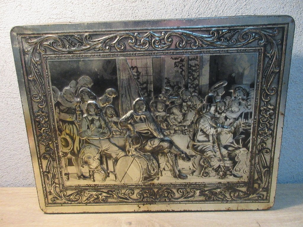Oud Patria blik, Ophalen of Verzenden, Gebruikt, Overige