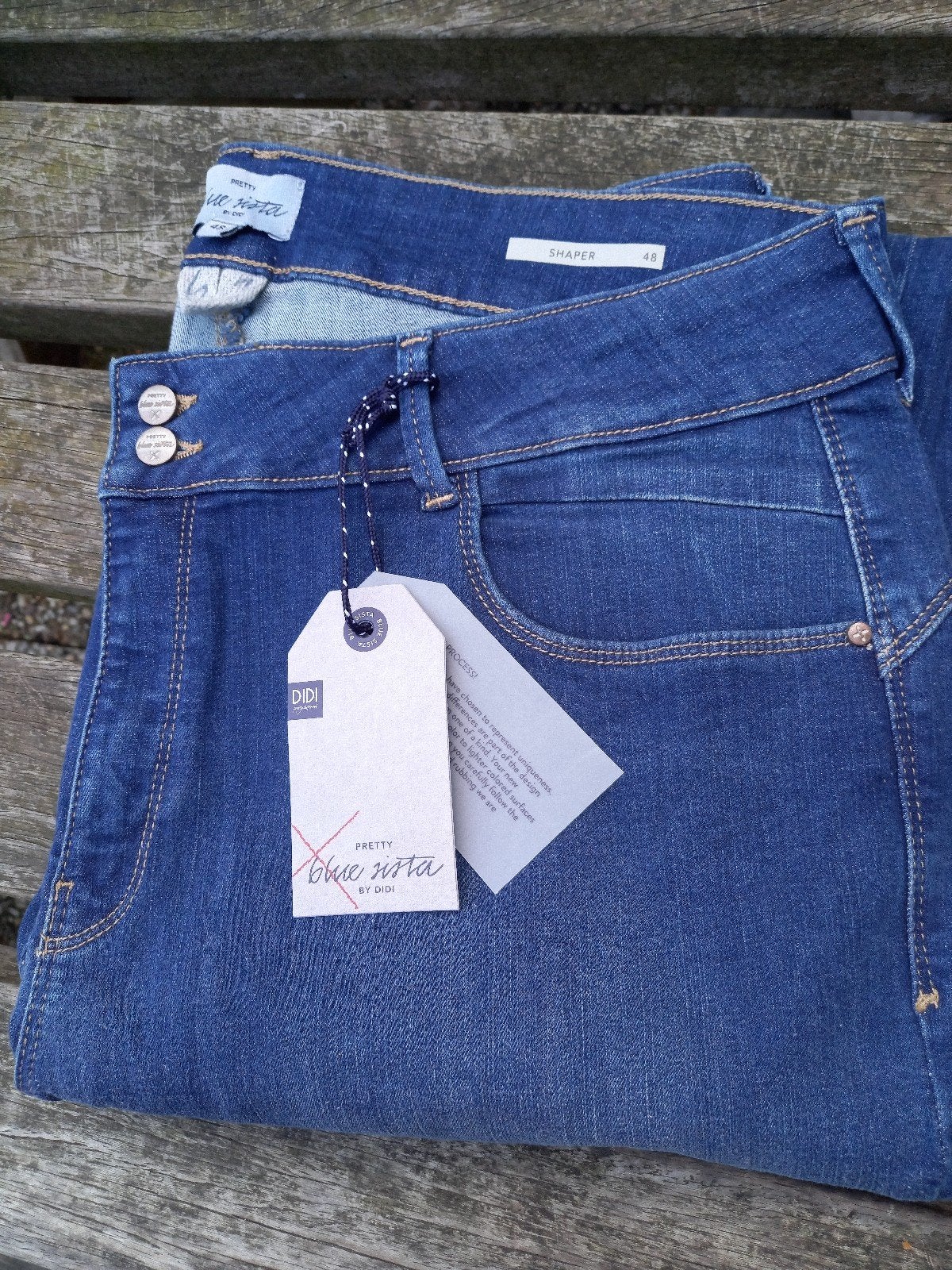DIDI spijkerbroek maat 48. (Nieuw), Ophalen of Verzenden, Nieuw, Blauw, Overige jeansmaten