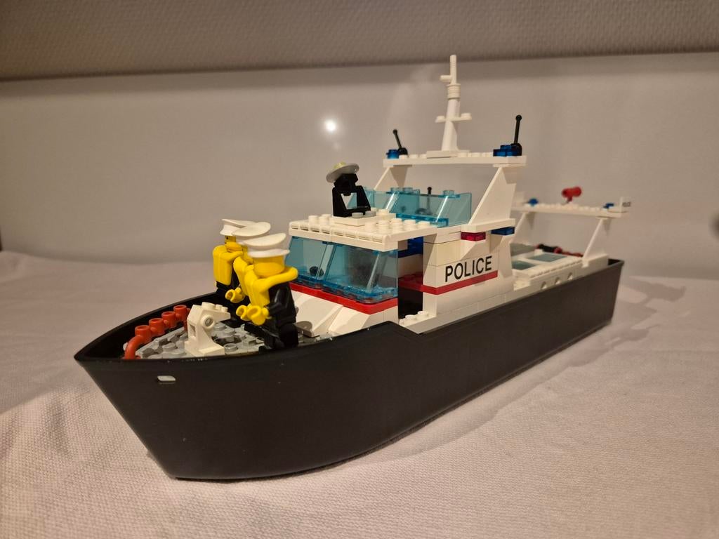 Lego politie boot, Ophalen