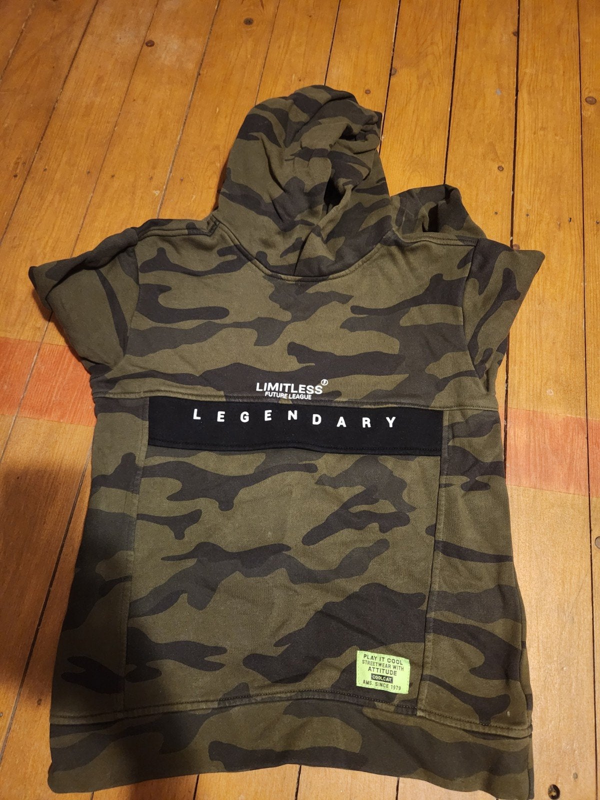 Camo Hoodie Jongens Maat 158/164 - Zeer Goede Staat, Trui of Vest, Coolcat, Ophalen of Verzenden, Zo goed als nieuw