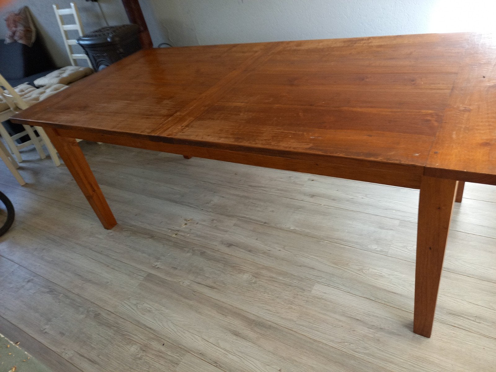Antieke Eiken Uitschuifbare Eettafel, Antiek en Kunst, Ophalen