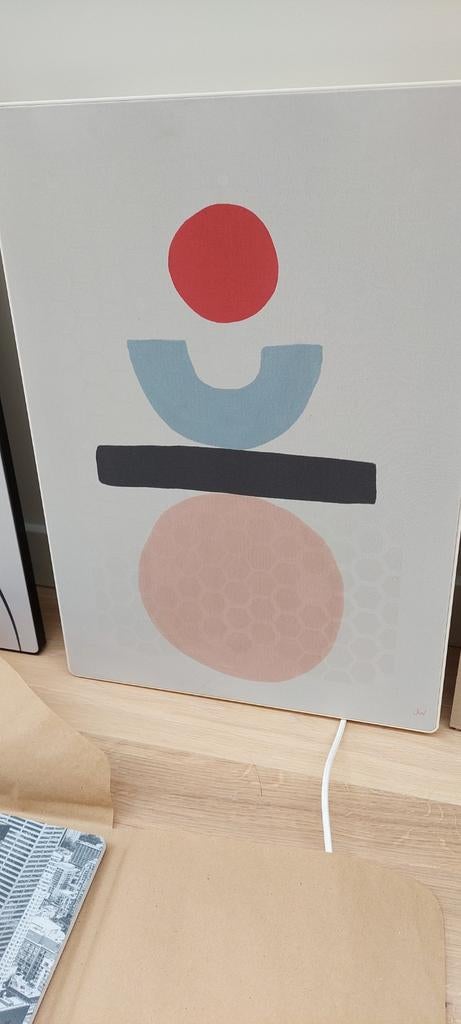 ikea symfonisk schilderij luidspreker(SONOS) wit, Ophalen of Verzenden, Zo goed als nieuw, Sonos, Minder dan 60 watt