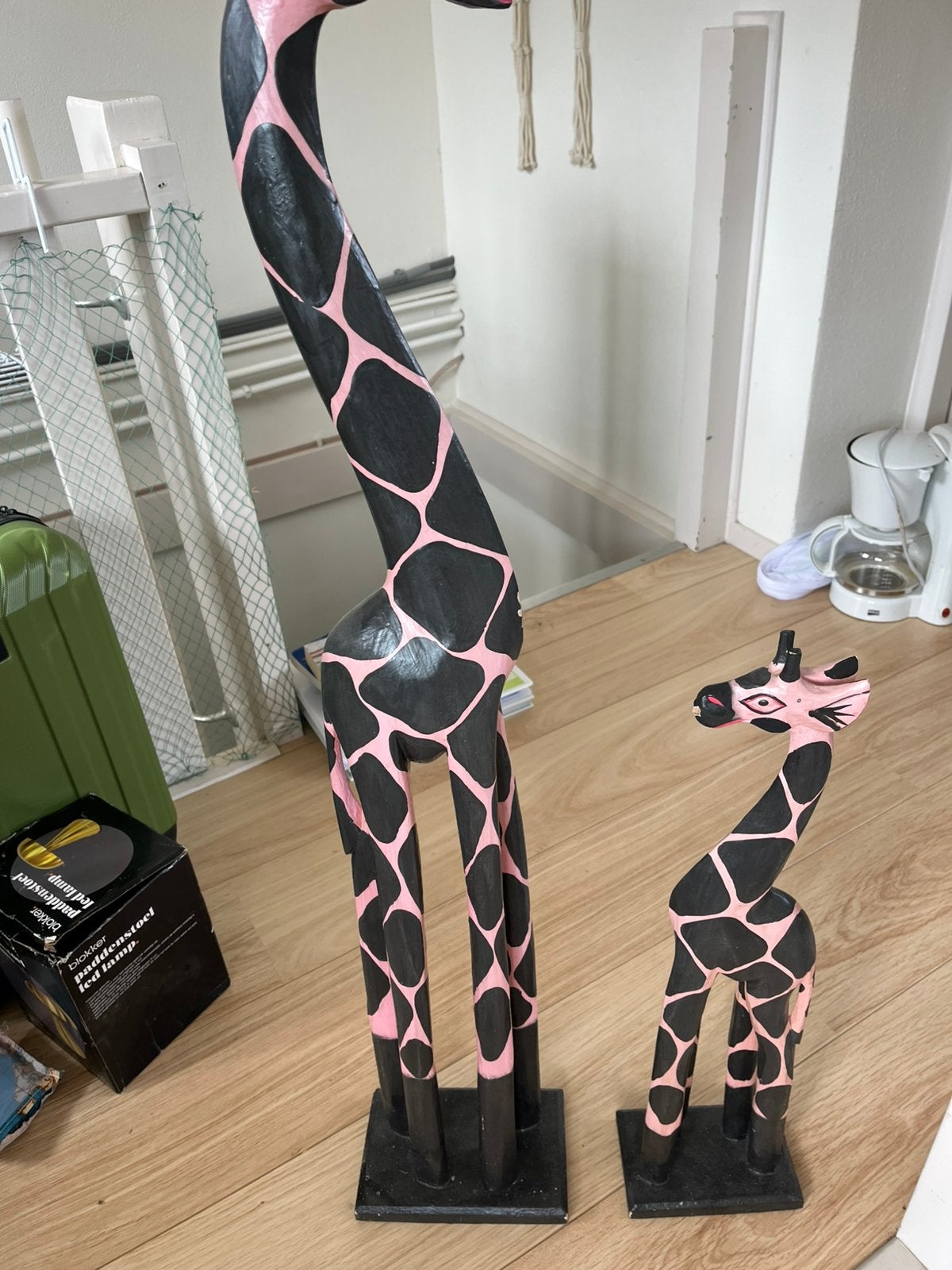 2  giraffen 1 groot 1 klein, Ophalen