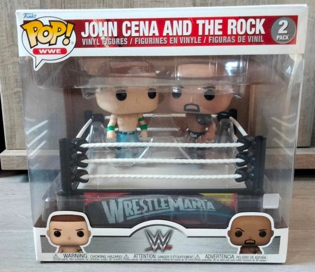 2 Pack John Cena And The Rock Funko Pop WWE, Verzamelen, Ophalen of Verzenden