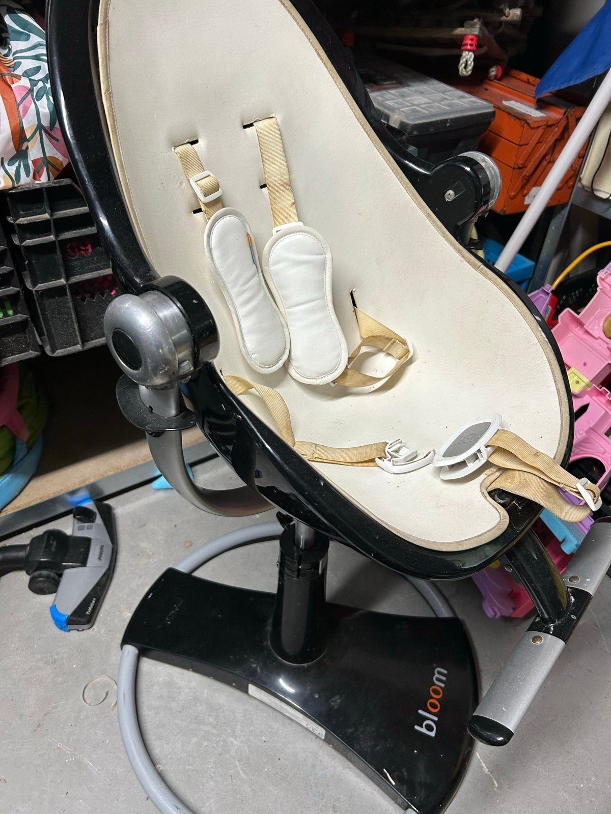 Bloom Fresco kinderstoel met eetblad, Kinderen en Baby's, Kinderstoelen, Ophalen of Verzenden, Gebruikt, Meegroeistoel, Afneembaar eetblad