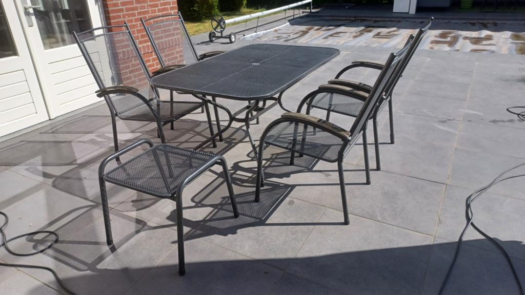 Tuinset Royal Garden 4 personen, incl kussens, Ophalen, Gebruikt, Eettafel, Tuinset