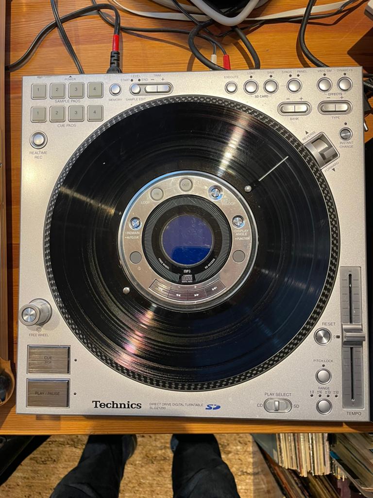 Technics SL-DZ1200 Digital Turntable Direct Drive Used, Muziek en Instrumenten, Dj-sets en Draaitafels, Ophalen of Verzenden, Gebruikt