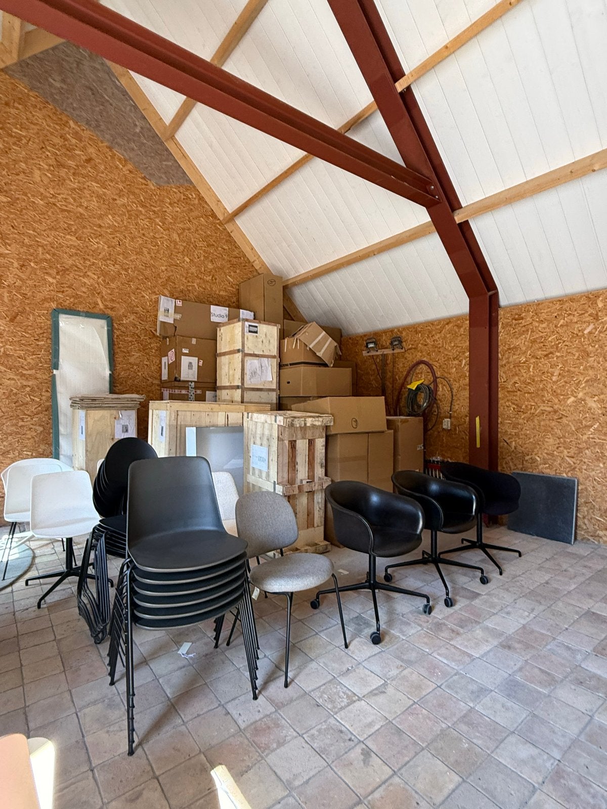 33 Deense design showroommodellen &Tradition en Verpan, Ophalen, Overige kleuren, Zo goed als nieuw, Vijf, Zes of meer stoelen