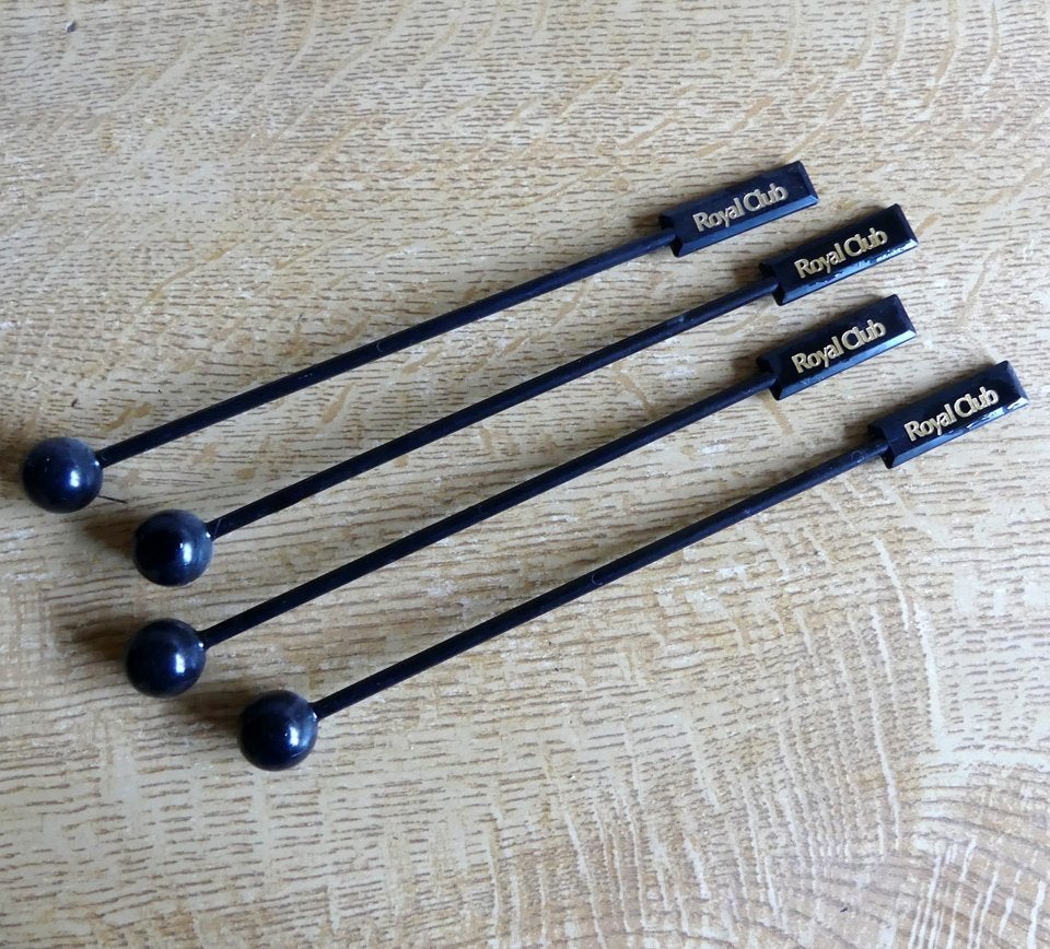 Roerstaafjes Royal Club tonic stirrers zwart, Verzamelen, Ophalen of Verzenden, Gebruikt, Gebruiksvoorwerp