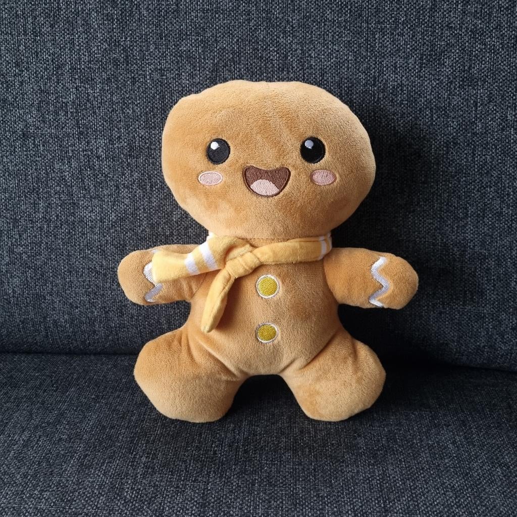 Jumbo koekie knuffel peperkoek gingerbread man, Ophalen of Verzenden, Overige typen