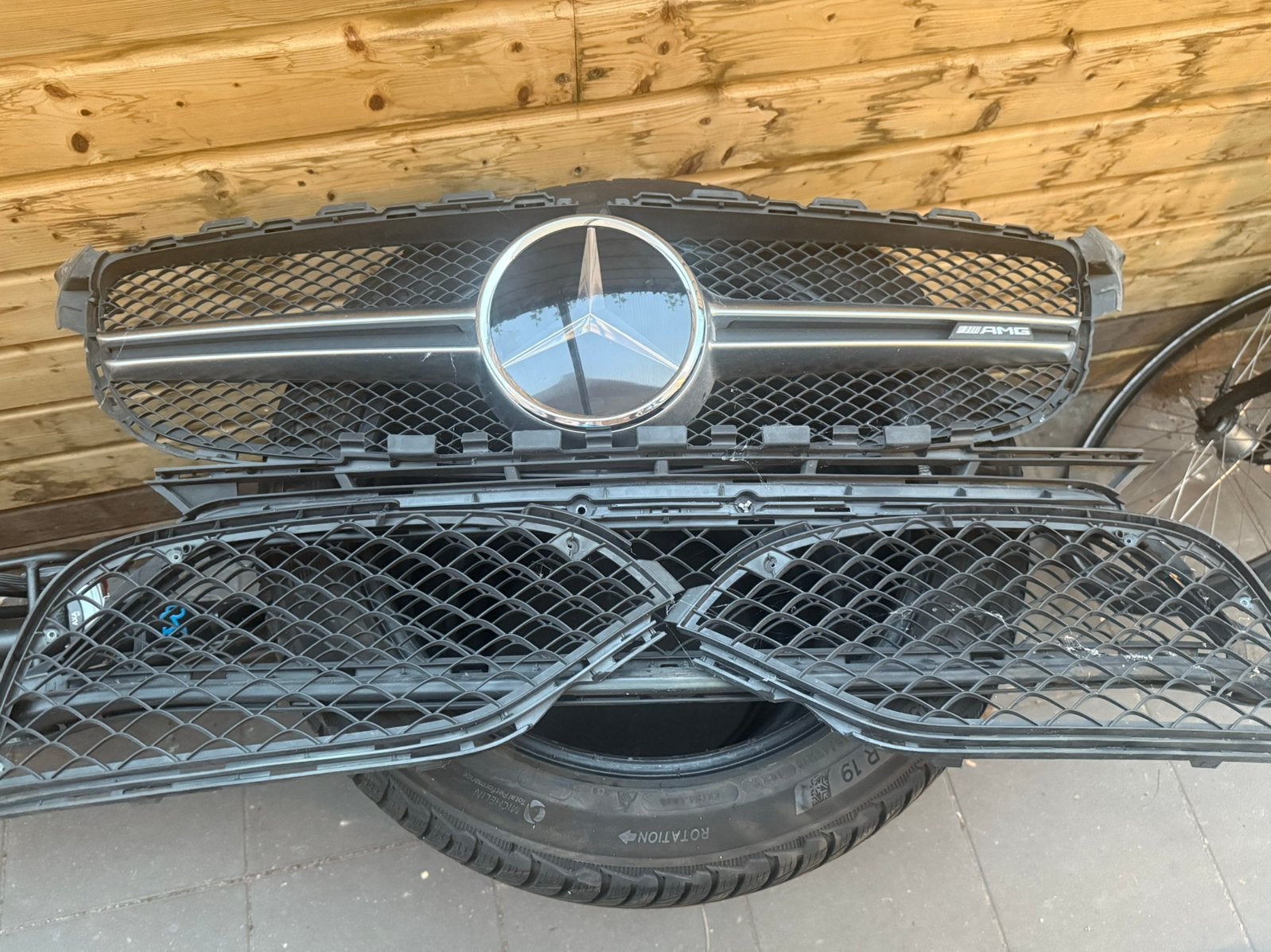 Originele grill mercedes c63 (2018), Ophalen, Gebruikt, Voor, Mercedes-Benz