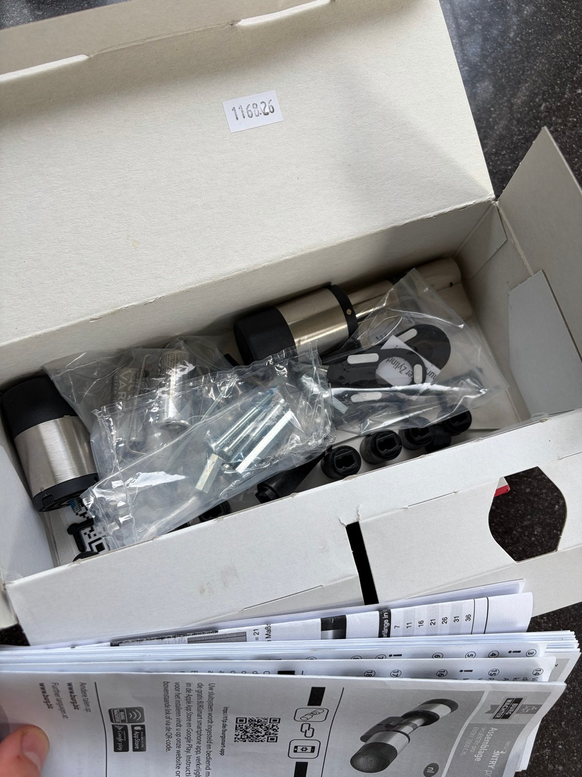 BURG WACHTER ENTRYpro 7000 CYL Elektronische Cilinder, Doe-het-zelf en Verbouw, Hang- en Sluitwerk, Ophalen of Verzenden, Nieuw