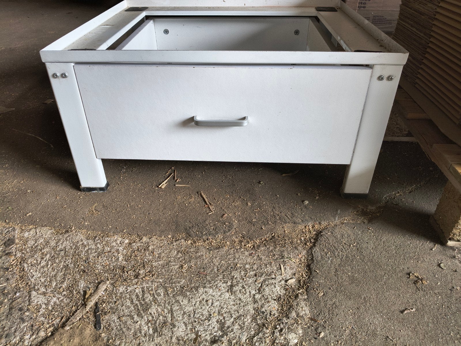 Onderstel voor wasmachine of droger met lade, Ophalen, Gebruikt