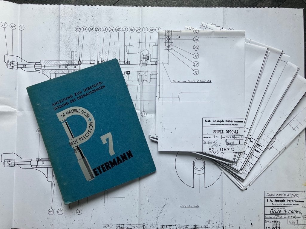 Handleiding/machinetekeningen Petermann P7, Ophalen of Verzenden, Gebruikt, Overige typen