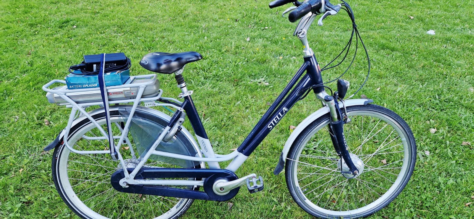 I.g.st goede unisex damesfiets E-bike Stella Vicenza 52cm, Gebruikt, Velgrem, Versnellingen, 50 tot 53 cm
