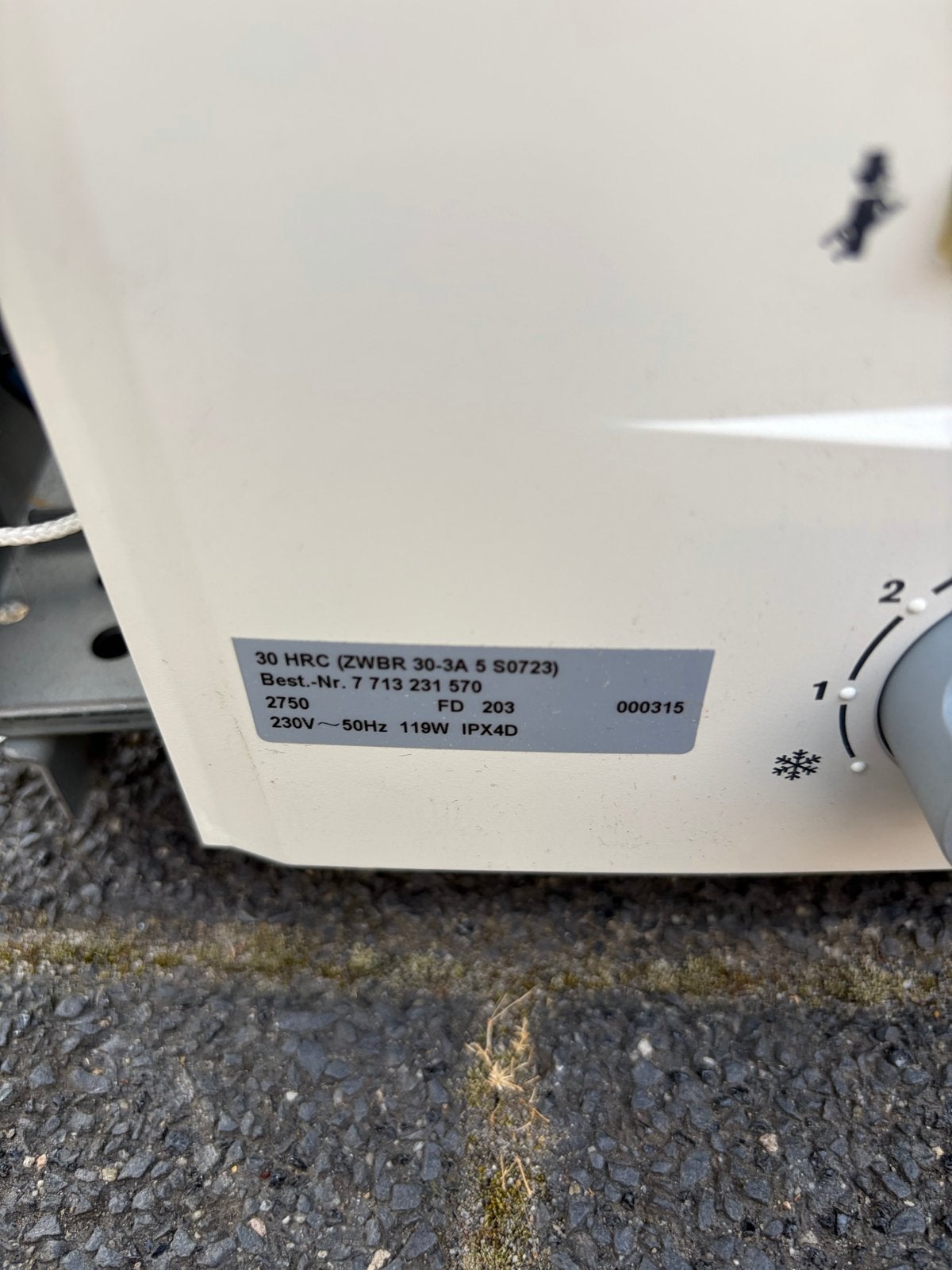 Bosch Cv-ketel - Goed onderhouden, Doe-het-zelf en Verbouw, Verwarming en Radiatoren, Gebruikt, Cv-ketel of Combi-ketel, Minder dan 60 cm