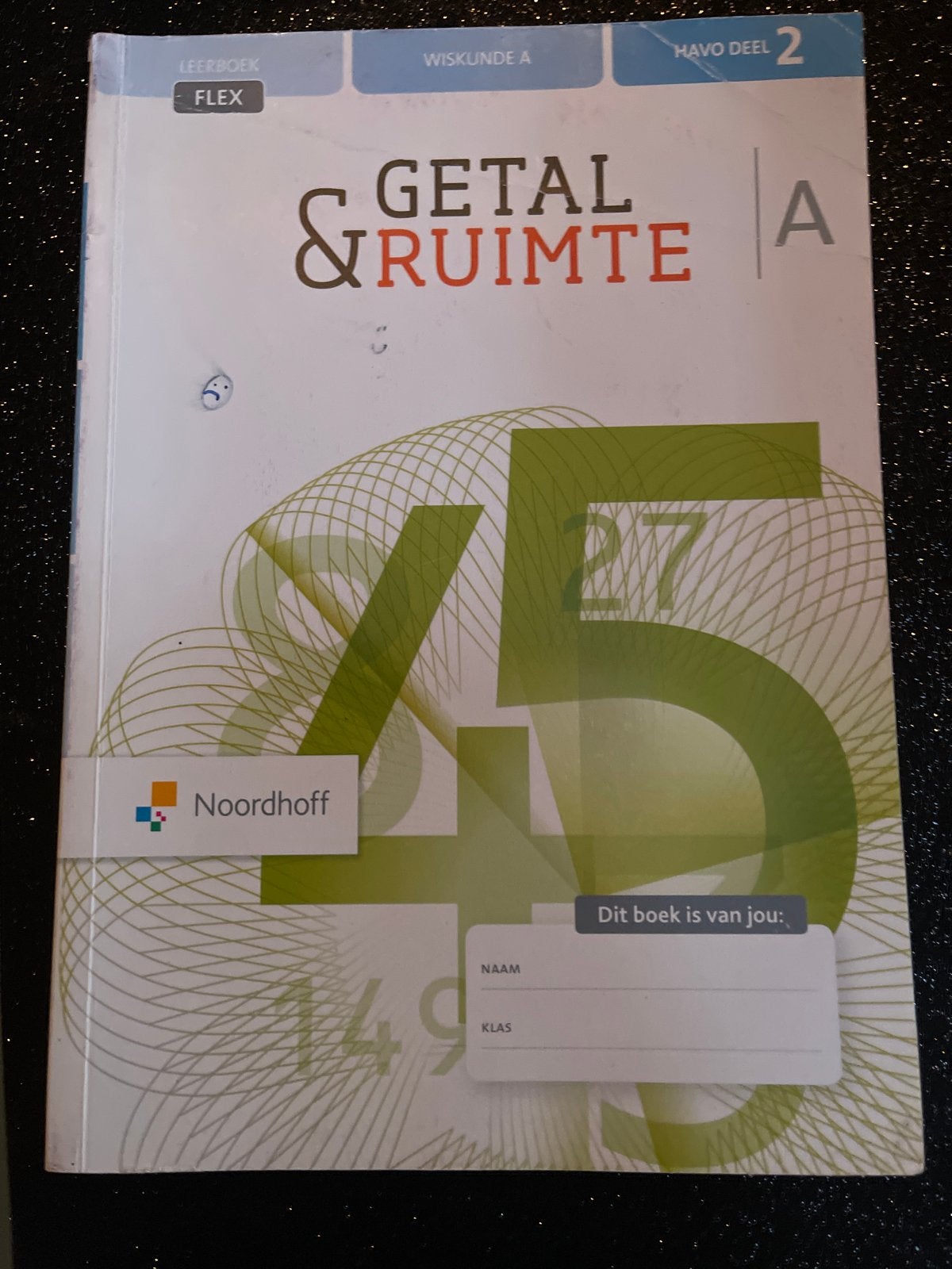 Getal & Ruimte A HAVO Deel 2 Wiskunde A Leerboek FLEX, Boeken, Ophalen of Verzenden, Zo goed als nieuw, HAVO, Wiskunde A