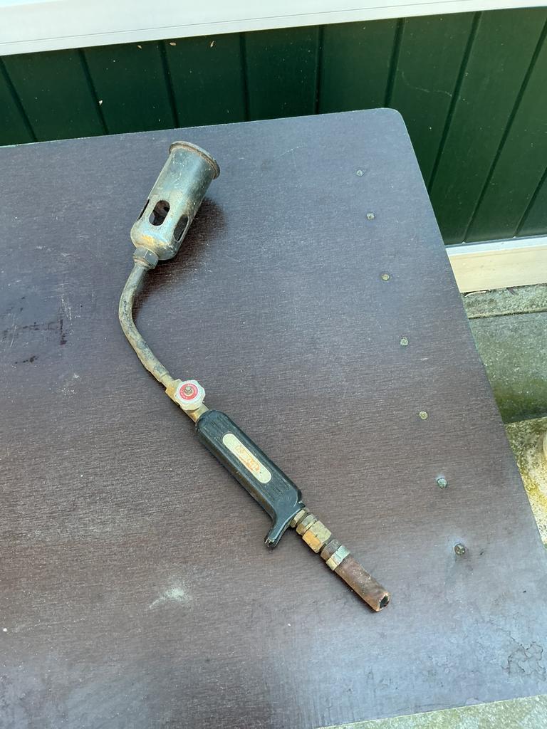 Branderkop voor karweibrander, Ophalen, Gebruikt