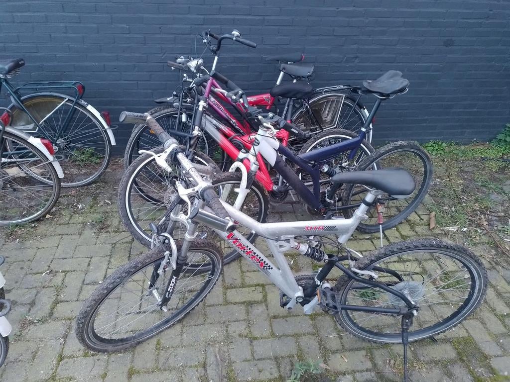 Partij van 9 gebruikte fietsen - Diverse modellen, Ophalen of Verzenden, Gebruikt, Diverse merken