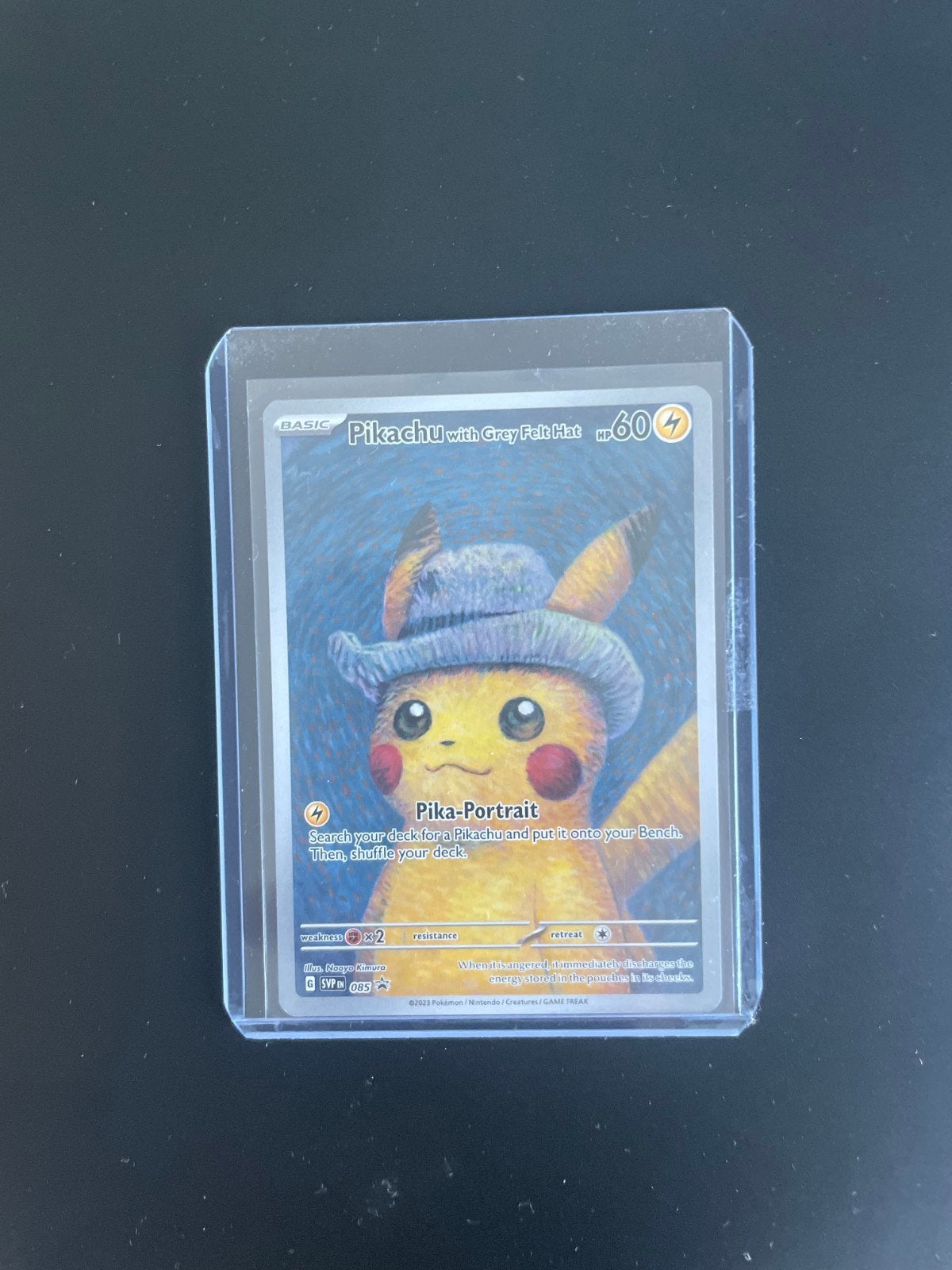 Pikachu met Grijze Vilten Hoed (Van Gogh Museum), Ophalen of Verzenden