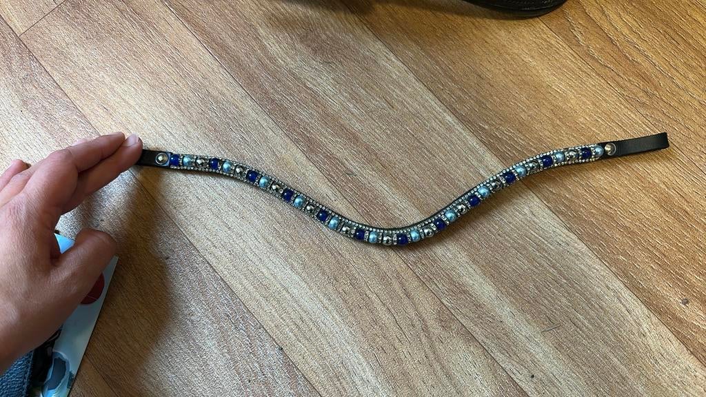 Blauwe Cob frontriem, Dieren en Toebehoren, Ophalen of Verzenden, Zo goed als nieuw