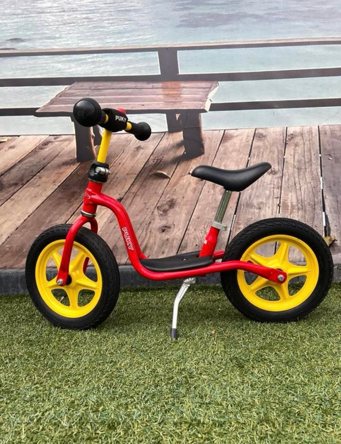 Puky loopfiets met luchtbanden, Ophalen, Zo goed als nieuw, Loopfiets