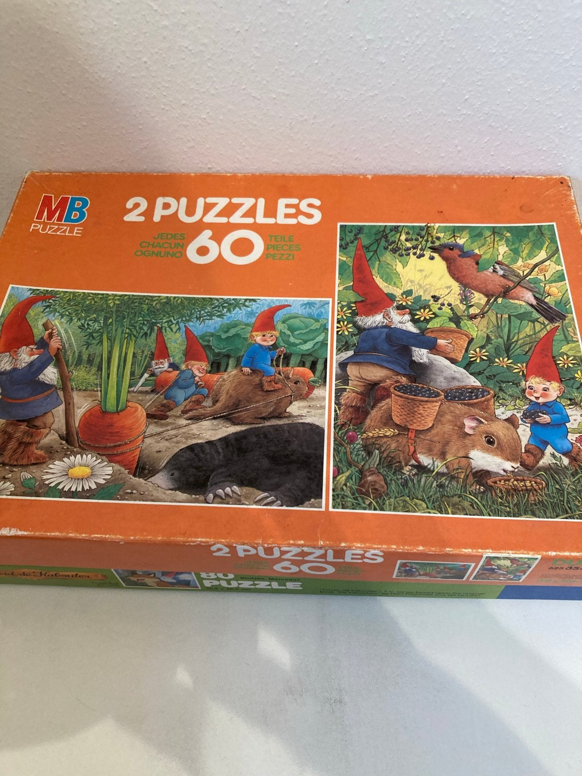 5 Leuke Puzzels: David de Kabouter, Disney, Looney Tunes, Ca, Hobby en Vrije tijd, Ophalen of Verzenden, Minder dan 500 stukjes