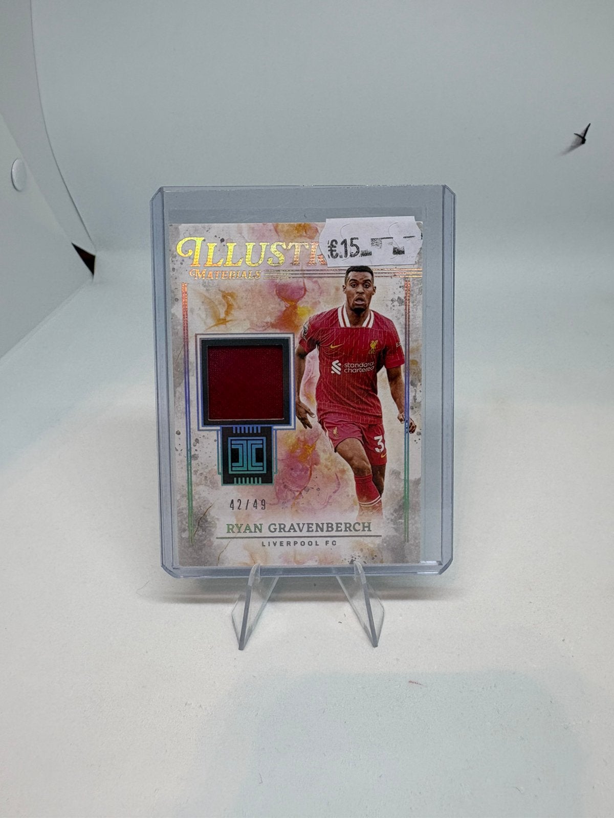 Panini Impeccable 2025 Ryan Gravenberch Liverpool Patch /49, Ophalen of Verzenden, Zo goed als nieuw, Plaatje