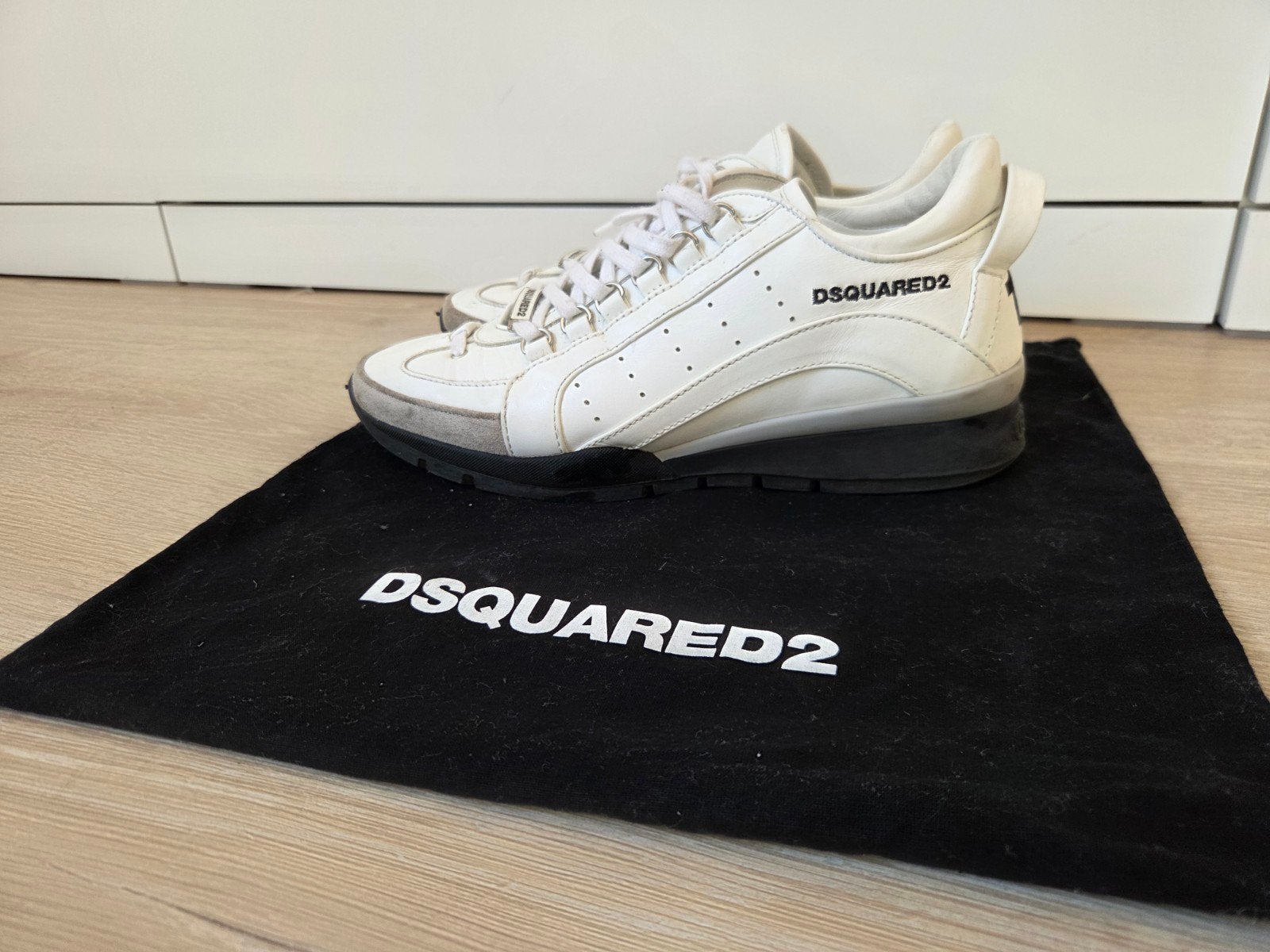 Dsquared2 Legend Sneakers Wit - Maat 41, Wit, Ophalen of Verzenden, Sneakers of Gympen, Dsquared2