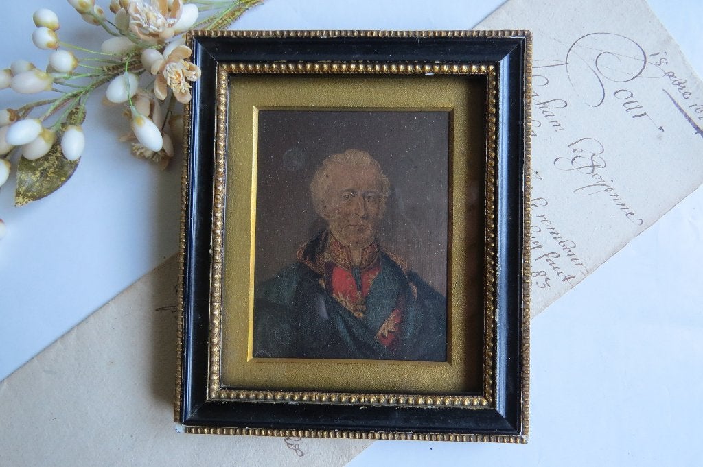 Antiek Engels Miniatuurtje van Lord Wellington uit 1852, Antiek en Kunst, Ophalen of Verzenden