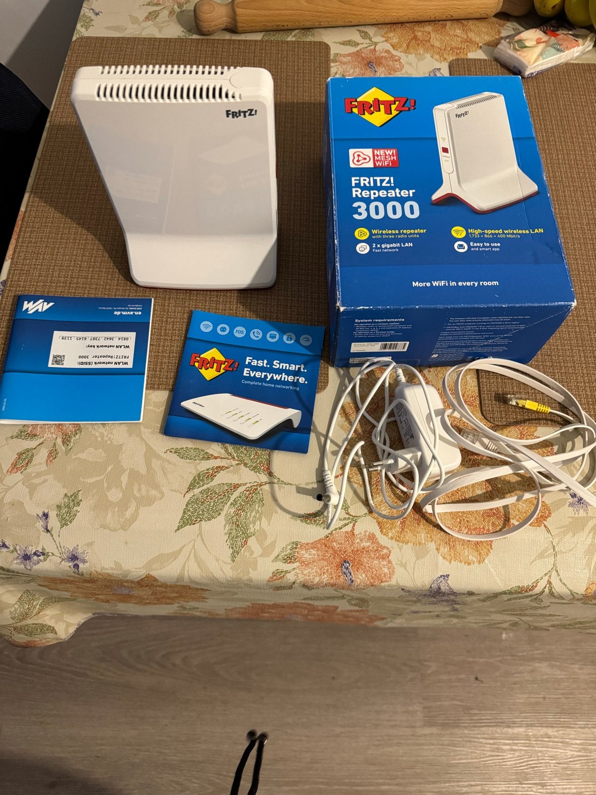 FRITZ! Repeater 3000 - Wifi versterker, Ophalen of Verzenden, Zo goed als nieuw