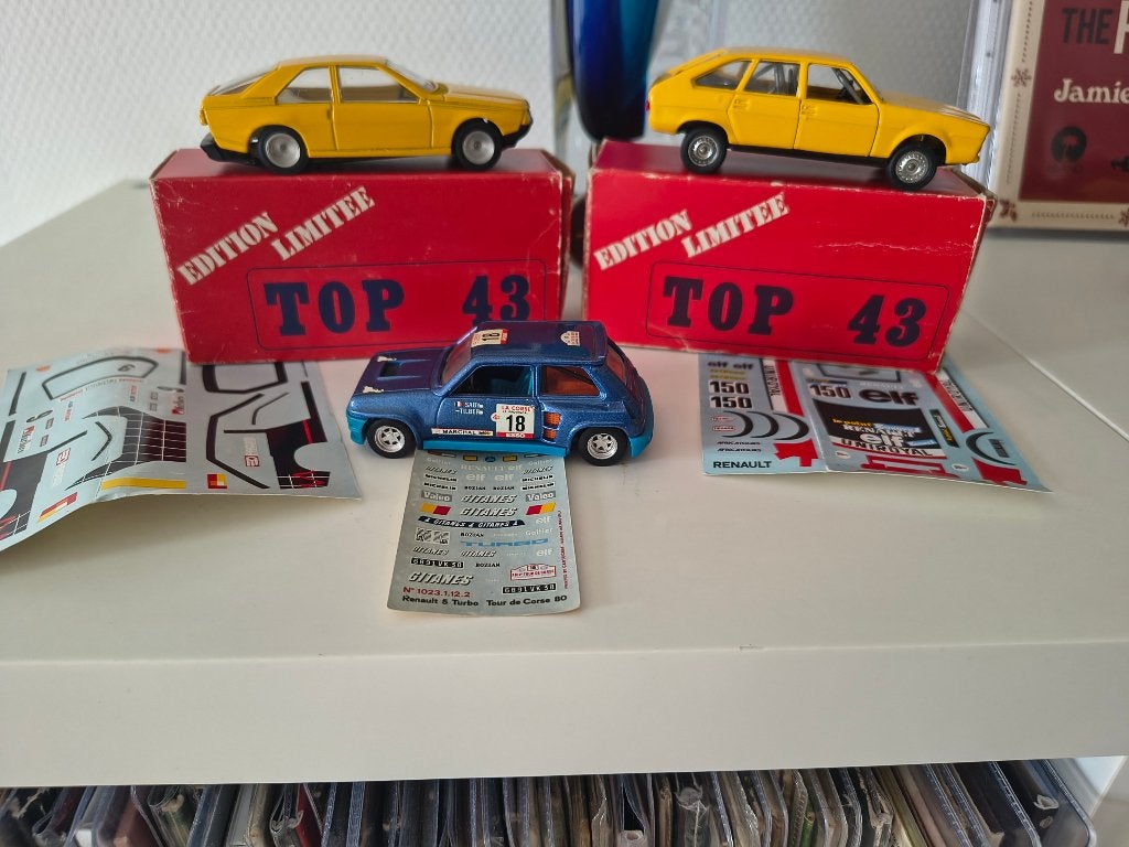 RENAULT FUEGO 1982 (FACOM)  TOP 43 MODELS, Ophalen of Verzenden, Zo goed als nieuw, Auto, Overige merken